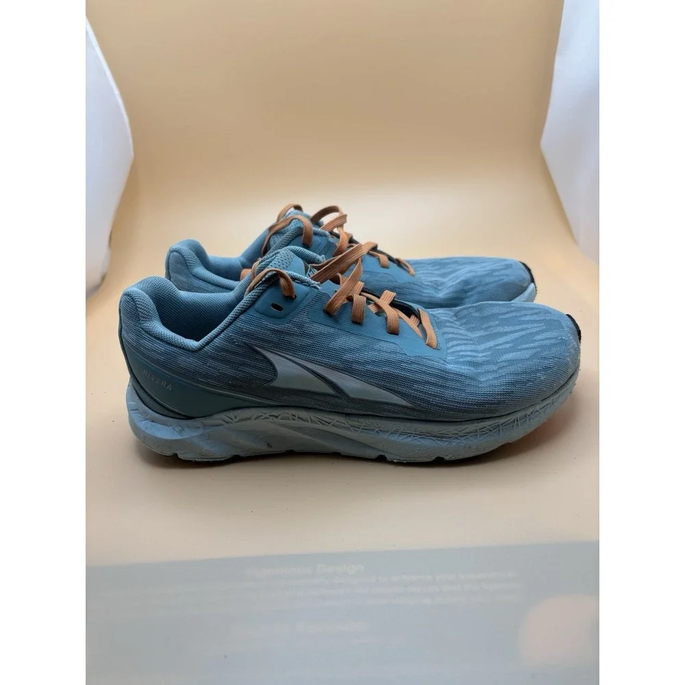 Altra Rivera Womens Running Shoes Light Blue Peach AL0A4VQV444 Size 7.5